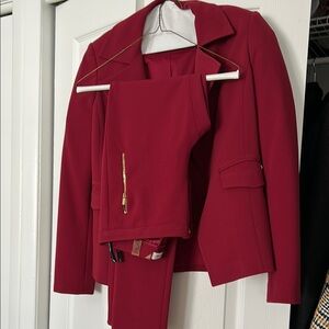 Elegant Red Women's Blazer